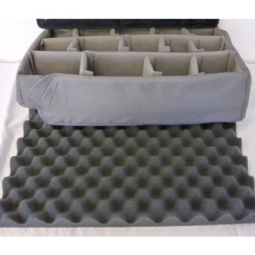 Grey Padded divider set &amp; lid foam.  Fits Pelican 1510 &amp; SKB 3i-2011-7 (NO CASE)