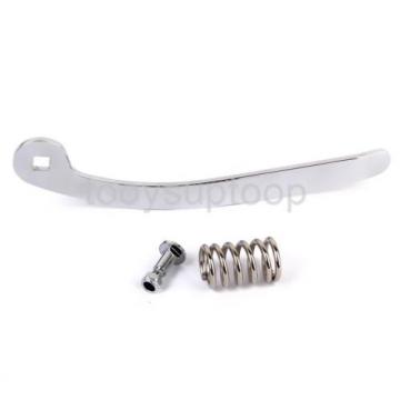 Electric Guitar Tremolo System Arm Whammy Bar with Nut and Spring Chrome