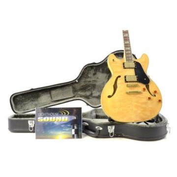 Washburn HB-35 NK Semi-Hollowbody Electric Guitar - Natural w/OHSC HB35