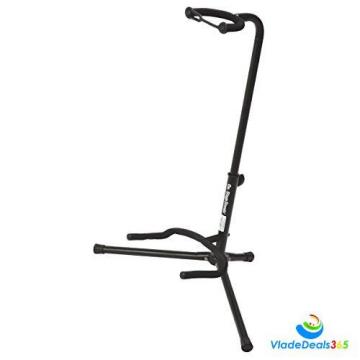 New On Stage XCG4 Black Tripod Electric Acoustic Bass Guitars Stand Single