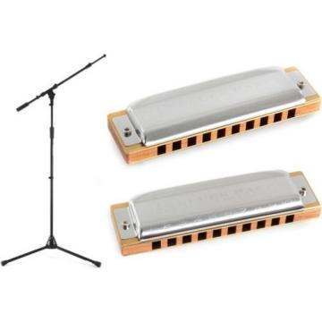 Hohner 532BX-C + On-Stage Stands MS9701TB+ + Hohner 532BX-A - Value Bundle