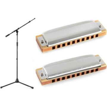 Hohner 532BX-G + On-Stage Stands MS9701TB+ + Hohner 532BX-A - Value Bundle