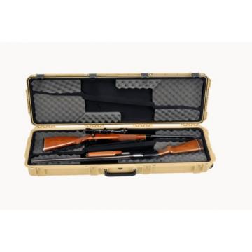 Desert Tan SKB 3i-5014-DR-T Double Rifle With foam. With 2 TSA Locking latches