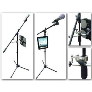 Microphone Stand + Tablet Mount for for iPad1 iPad2 iPad3 IPad4 Mic Holder