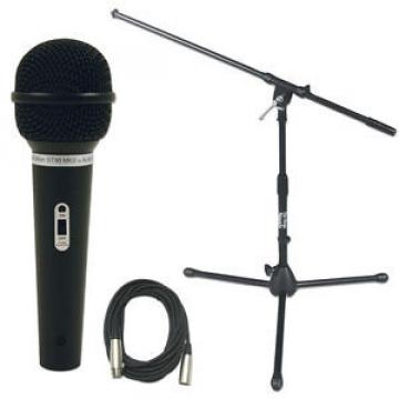 Audio Technica ST90-MKII Mic with Short Stand &amp; XLR Cable Pack