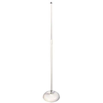 Pro Vocal Microphone Stand With Round Base White