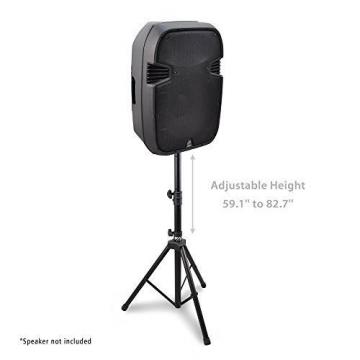 Pyle PSTND1 Tripod Speaker Stand Holder Mount, Extending Height Adjustable,