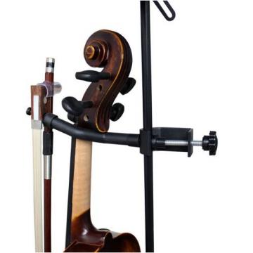 Vizcaya VLH10 Violin Hanger With Bow Peg Attachment for Music Stand/Microphone 1
