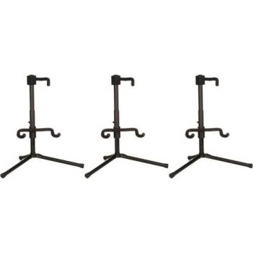 On-Stage Stands Push-Down, Spring-Up Locking Electric G... (3-pack) Value Bundle