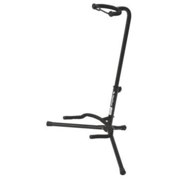 NEW On Stage XCG4 Black Tripod Guitar Stand acoustic electric bass metal strap