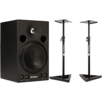 Yamaha MSP3 + On-Stage Stands SMS6000-P Studio Monitor Stand (... - Value Bundle