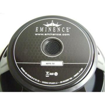 Eminence KAPPA 15A 15&#034; Woofer 8 Ohm, For Many Speaker Enclosures, Made In USA