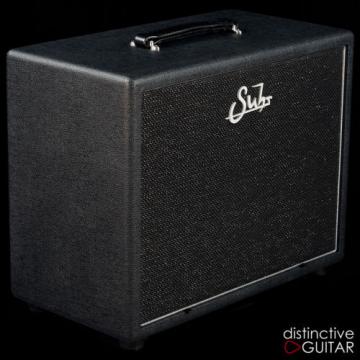 NEW SUHR 1X12 CLOSED BACK CABINET - BLACK / SILVER - BADGER MATCHING CAB