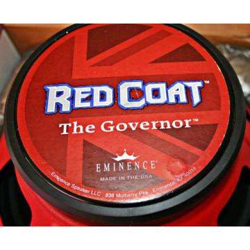Eminence Governor Red Coat Guitar Speaker (75 Watts, 12&#034;), 8 Ohms