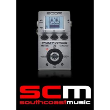 ZOOM MS-50G Multistomp Electric Guitar FX Pedal Chorus Delay Reverb Effects MS50