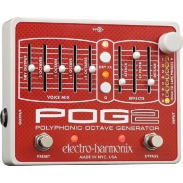 New Electro-Harmonix EHX POG 2 Polyphonic Octave Generator Effects Pedal!