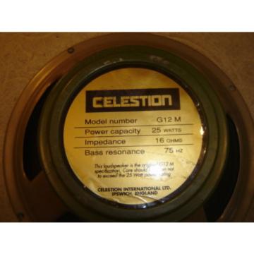 Celestion G12M 16 ohm, G12 16 ohm, for Repair or Parts