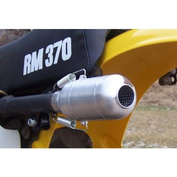 New 1976 Suzuki RM370 RM 370 all aluminum silencer for Circle F pipe 14330-41200
