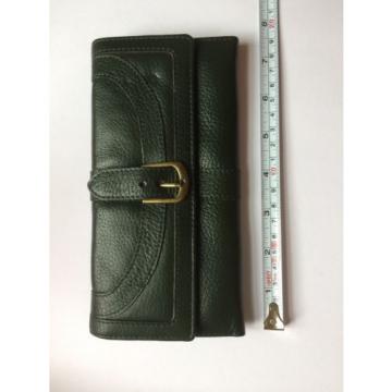 Dark Green Leather Wallet