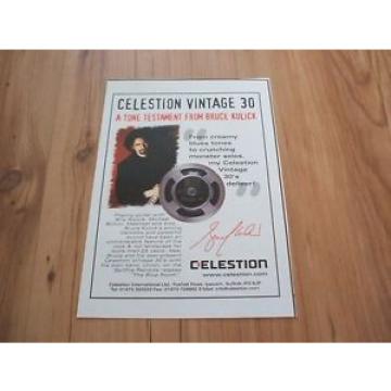 Celestion Vintage 30 speakers-2000 magazine advert