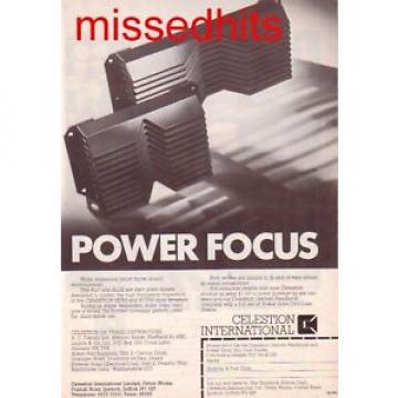Celestion speakers-1982 magazine advert