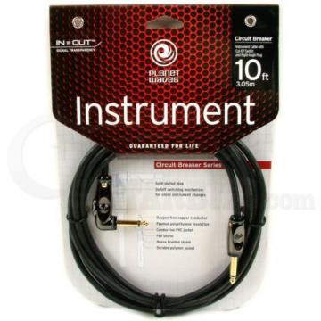 Planet Waves Circuit Breaker Guitar Cable - 10foot (3meters) Right Angle