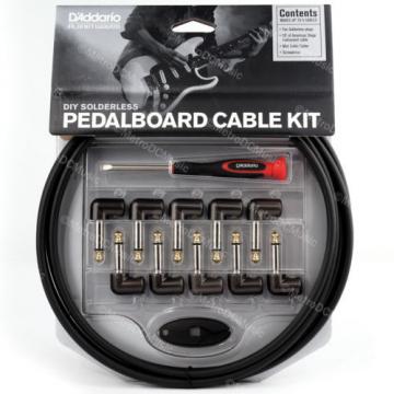 Planet Waves DIY Solderless Pedalboard Cable Kit Guitar Patch 10 6 D&#039;Addario NEW