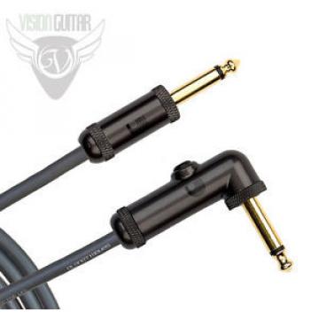 Planet Waves 10&#039; Circuit Breaker Instrument Cable - Straight and Angled Plug