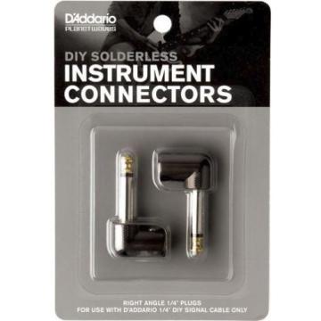 D&#039;Addario - Planet Waves Cable Station Solderless Plug 1/4&#034; angled Twin Pack