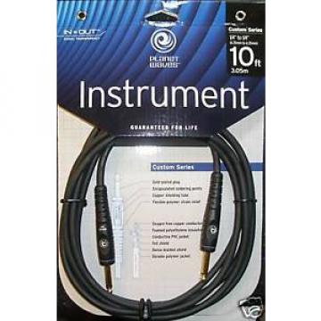 Planet Waves 10 Ft Guitar and Instrument Cable, PW-G-10