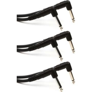 Planet Waves PW-CGTPRA-01 Classic Series Patch Cable (R... (3-pack) Value Bundle