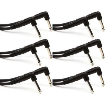 Planet Waves PW-CGTPRA-03 Classic Series Patch Cable - ... (6-pack) Value Bundle