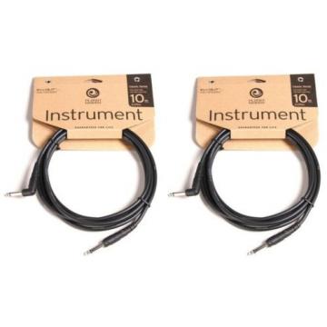 Planet Waves 10&#039; Classic Series Instrument Cable - w/Ri... (2-pack) Value Bundle