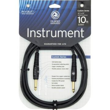 D&#039;Addario Planet Waves Gold-Plated 1/4&#034; Straight Instrument Cable 15 ft.