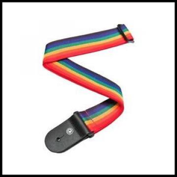 Planet Waves Polypropylene Adjustable Guitar Strap Rainbow PWS111 Made in Canada