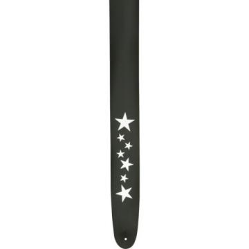 D&#039;Addario Planet Waves Icon Leather Guitar Strap Stars