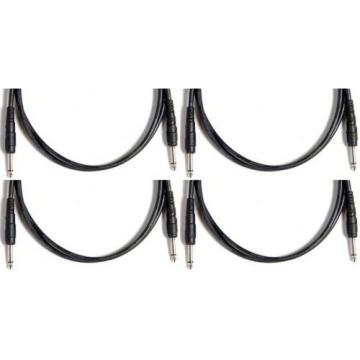 Planet Waves 5&#039; Classic Series Instrument Cable (4-pack) Value Bundle