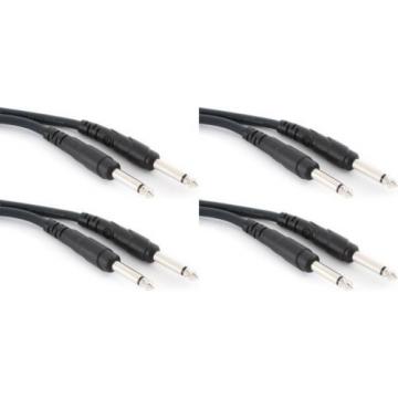 Planet Waves PW-CGTP-01 Classic Series Patch Cable - 1&#039;... (4-pack) Value Bundle