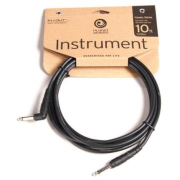 Planet Waves 10&#039; Classic Series Instrument Cable - w/Ri... (5-pack) Value Bundle