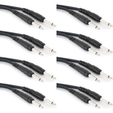 Planet Waves PW-CGTP-01 Classic Series Patch Cable - 1&#039;... (8-pack) Value Bundle