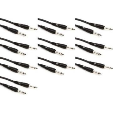 Planet Waves PW-CGTP-03 Classic Series Patch Cable - 3&#039;... (10-pack) Value Bundl