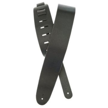 Planet Waves Classic Leather Guitar Strap, Black