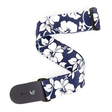 D&#039;Addario Planet Waves Hibiscus Guitar Strap - Blue New /