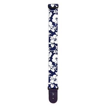 D&#039;Addario Planet Waves Hibiscus Guitar Strap - Blue New /