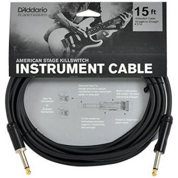 D&#039;Addario Planet Waves American Stage Killswitch Instrument Cable - 10-30ft