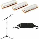 Hohner 3P1896BX + On-Stage Stands MS9701TB+ + Hohner HB-6 - Value Bundle
