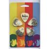 The Beatles 10 Pack Guitar Picks on Blister Planet Waves #1 small image