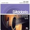 5 Sets D&#039;Addario EJ13 80/20 Bronze Acoustic Guitar Strings Custom Light 11-52