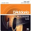 5 Sets D&#039;Addario EJ10 80/20 Bronze Acoustic Guitar Strings Extra Light 10-47