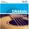 D&#039;Addario EJ38 12-String Phosphor Bronze Light 10-47 Acoustic Guitar Strings #1 small image